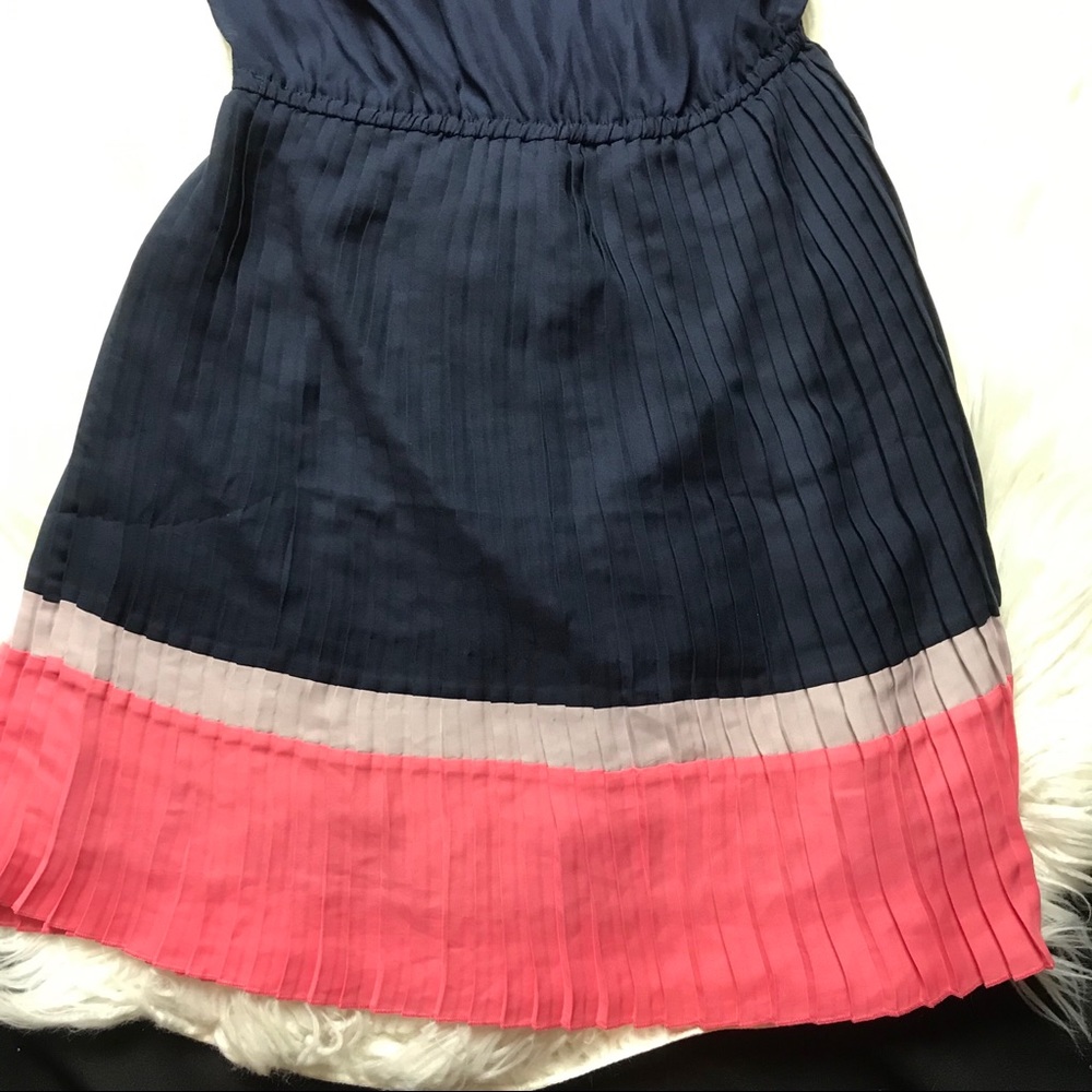 American Eagle Outfitters Pleated Colorblock Dress - Picture 3 of 8